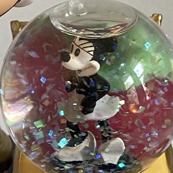 Disney Parks Minnie Mouse Mini Snow Globe Wardrobe Costume Chest Figurine - Picture 3 of 9